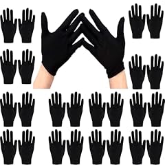 Black cotton gloves for sale  Delivered anywhere in UK