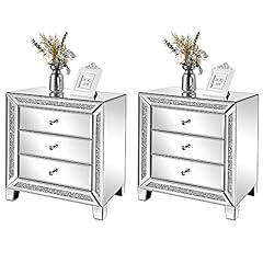 Vingli mirrored nightstands for sale  Delivered anywhere in USA 