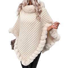 Qugaosan poncho tricot d'occasion  Livré partout en France