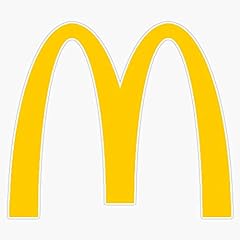 Macdonalds logo sticker for sale  Delivered anywhere in USA 