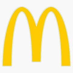 Macdonalds logo sticker for sale  Delivered anywhere in USA 