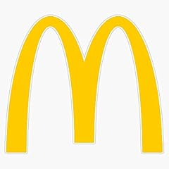 Macdonalds logo sticker for sale  Delivered anywhere in USA 