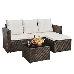 Aouxin piece rattan for sale  Delivered anywhere in UK