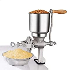 Hand Crank Grain Mill, Table Clamp Manual Corn Grain for sale  Delivered anywhere in USA 
