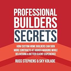 Professional builders secrets for sale  Delivered anywhere in USA 