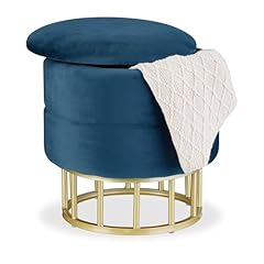 Relaxdays sgabello pouf usato  Spedito ovunque in Italia 
