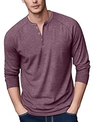 Mens henley long for sale  Delivered anywhere in USA 