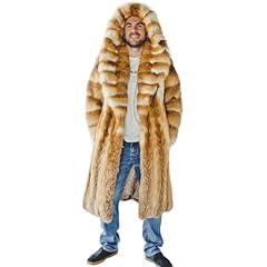 Mens long fox for sale  Delivered anywhere in USA 