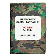 Camouflage tarpaulin 90gsm for sale  Delivered anywhere in Ireland