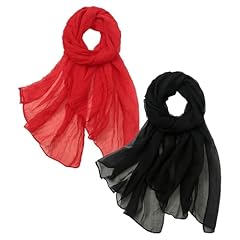 Plipdhy 2pcs sciarpa usato  Spedito ovunque in Italia 
