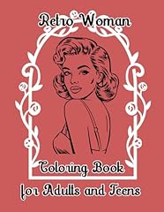 Retro woman coloring d'occasion  Livré partout en France