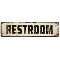 Restroom rustic tin for sale  Delivered anywhere in USA 