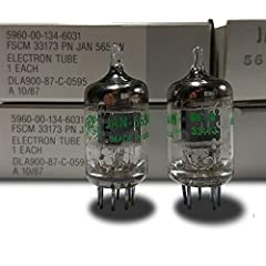 7-Pin GE JAN 5654W Tested/Matched Pair (2 Tubes) Vacuum for sale  Delivered anywhere in USA 