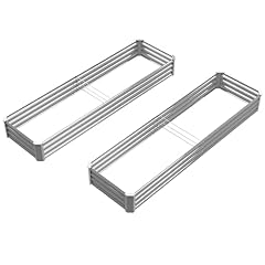 8x2x1ft galvanized raised for sale  Delivered anywhere in USA 