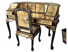 Gold leaf desk for sale  Delivered anywhere in UK