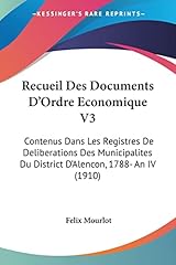 Recueil documents ordre d'occasion  Livré partout en France