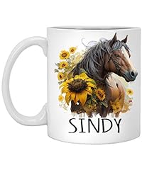 Horse sunflower personalized for sale  Delivered anywhere in USA 