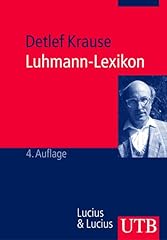 Luhmann lexikon einführung gebraucht kaufen  Wird an jeden Ort in Deutschland