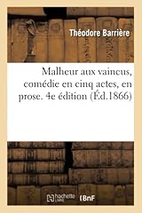 Malheur vaincus comédie d'occasion  Livré partout en France