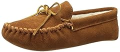 Minnetonka Men's Pile Lined Softsole, Brown, 11 M US, used for sale  Delivered anywhere in USA 