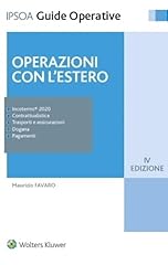 Operazioni con estero usato  Spedito ovunque in Italia 