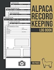 Alpaca record keeping for sale  Delivered anywhere in UK