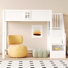 Lit mezzanine bois d'occasion  Livré partout en Belgiqu