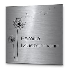 Edelstahl namensschild haustü gebraucht kaufen  Wird an jeden Ort in Deutschland