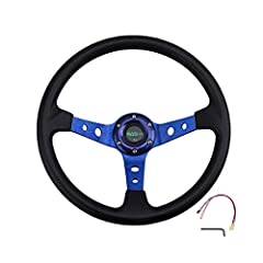 POHOVE Drifting Steering Wheel, Universal Racing Steering, used for sale  Delivered anywhere in UK
