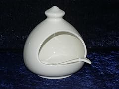 White ceramic salt for sale  Delivered anywhere in UK