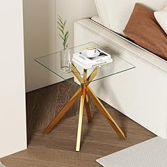 Glass end table for sale  Delivered anywhere in USA 