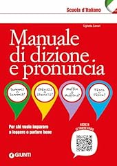 Manuale dizione pronuncia. usato  Spedito ovunque in Italia 