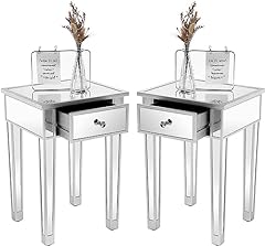 Bonnlo mirrored nightstand for sale  Delivered anywhere in USA 
