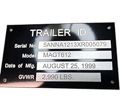 Engraved trailer equipment for sale  Delivered anywhere in USA 