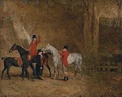 Kunstdruck foxhunting scene for sale  Delivered anywhere in UK
