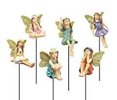 Used, FANWNKI Fairy Garden Vintage Resin Fairy Figurines for sale  Delivered anywhere in USA 