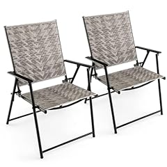 Giantex gartenstühle rattan gebraucht kaufen  Wird an jeden Ort in Deutschland