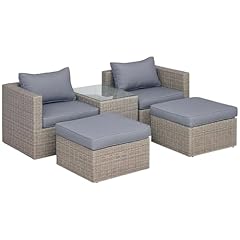 Outsunny piece rattan for sale  Delivered anywhere in UK
