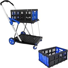 Folding shopping trolley for sale  Delivered anywhere in UK