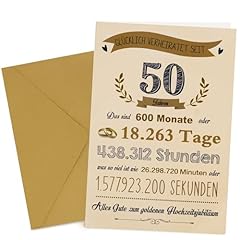 Goldhochzeit karte umschlag gebraucht kaufen  Wird an jeden Ort in Deutschland