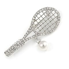 Clear crystal tennis for sale  Delivered anywhere in UK