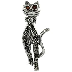 Sterling silver marcasite for sale  Delivered anywhere in USA 