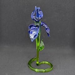 Glass iris flower for sale  Delivered anywhere in USA 