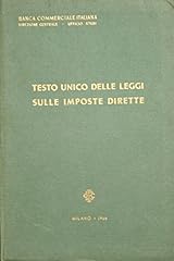 Testo unico delle usato  Spedito ovunque in Italia 