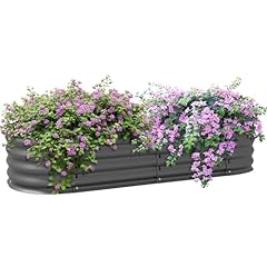 Outsunny galvanised raised for sale  Delivered anywhere in UK