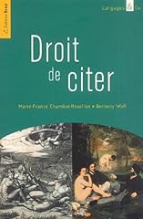 Droit citer d'occasion  Livré partout en France