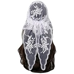 Foulard triangle dentelle d'occasion  Livré partout en France