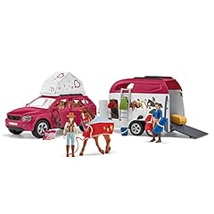 Schleich auto rimorchio usato  Spedito ovunque in Italia 