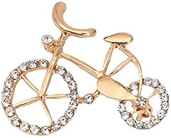 Broche vélo dorée d'occasion  Livré partout en France