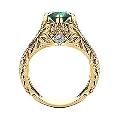 Ogquaton anello smeraldo usato  Spedito ovunque in Italia 